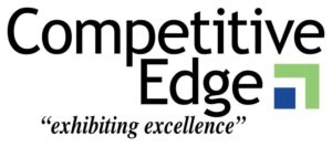 A black and white logo for competitive edge